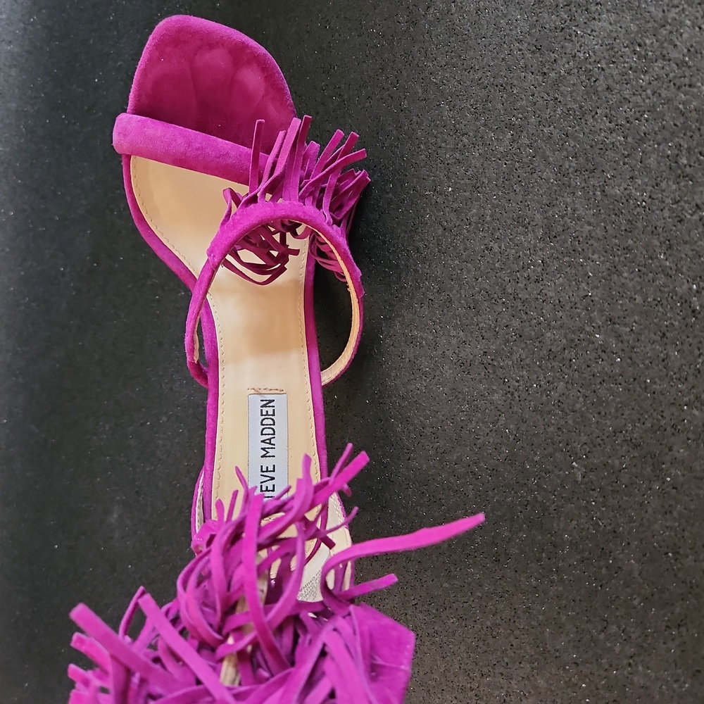 Steve Madden purple Suede Fringly - Picture 5 of 8